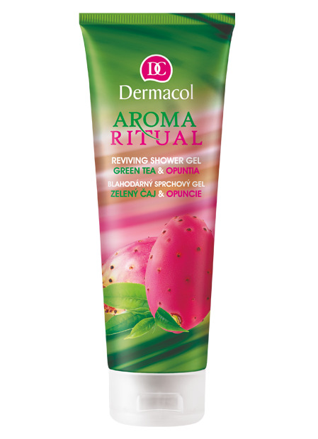 Dermacol - Aroma Ritual - sprchový gel zelený čaj a opuncie - 250 ml