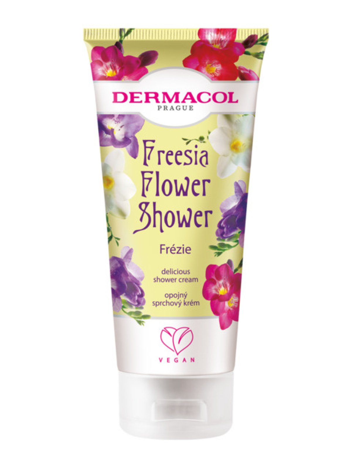 Flower Care sprchový krém   frézie Dermacol - Oficiální e-shop Dermacol