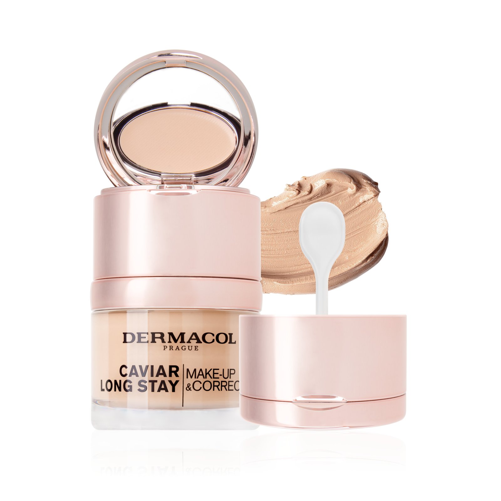 Dlouhotrvající make up a korektor Caviar  č.1 pale Dermacol - Oficiální e-shop Dermacol