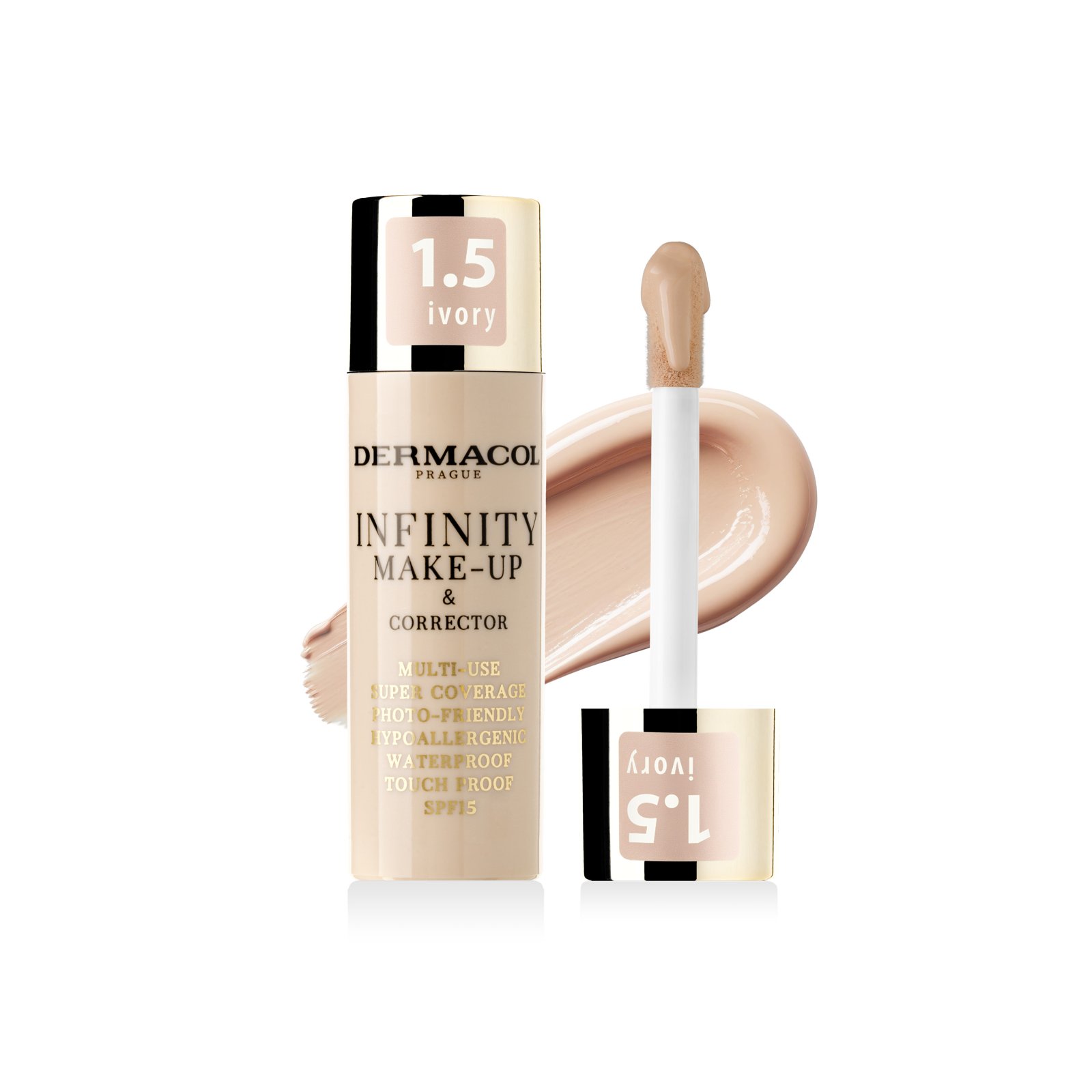 Korektor Infinity Ivory od značky Dermacol v barvě Ivory