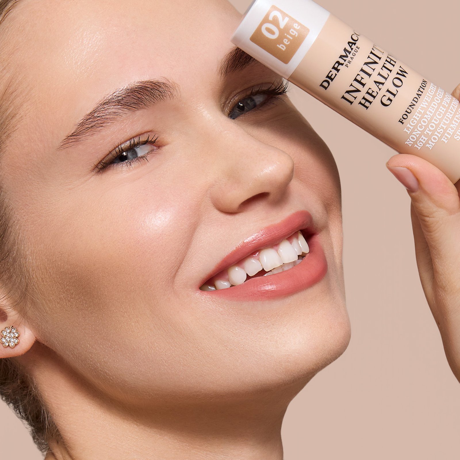 Infinity lehký rozjasňující make up č.01 FAIR Dermacol - Oficiální e-shop Dermacol (obrázek 3)