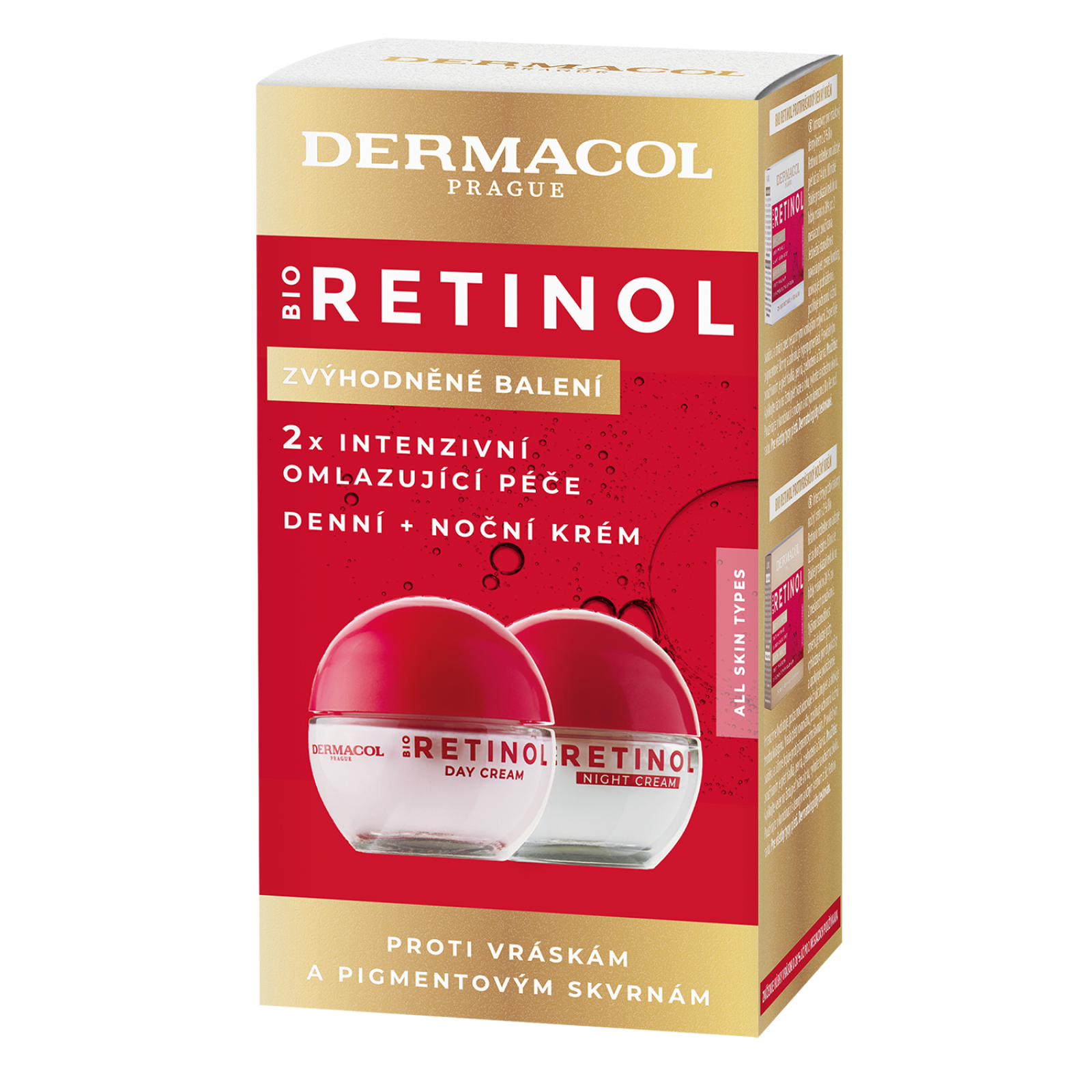 Duopack Bio Retinol Denní a noční krém Dermacol - Oficiální e-shop Dermacol