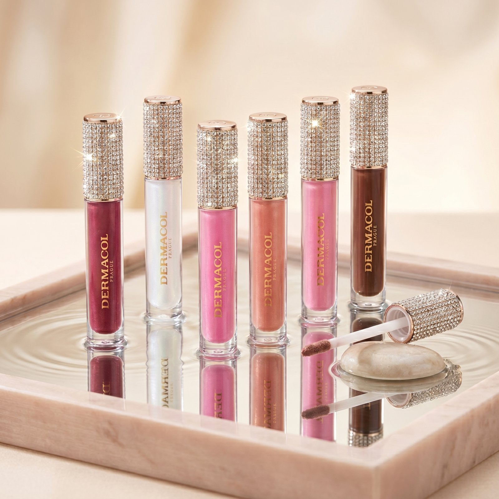 Peptide Lip Glaze lesk na rty č.01 Dermacol - Oficiální e-shop Dermacol (obrázek 3)