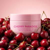 Cherry Paradise – třpytivé tělové máslo