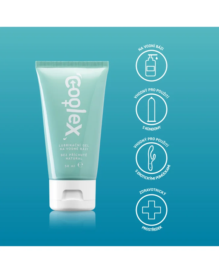 Coolex lubrikační gel na vodní bázi bez příchutě
