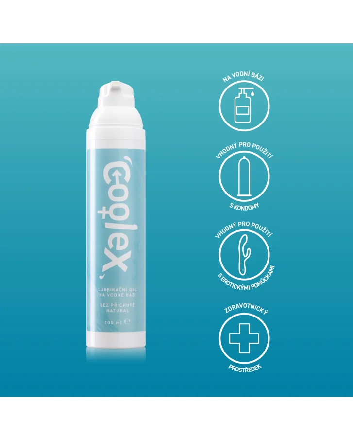 Coolex lubrikační gel na vodní bázi bez příchutě