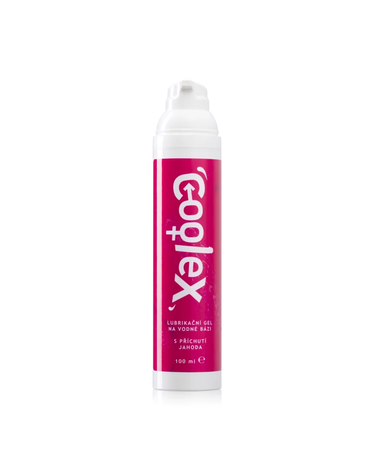 Coolex lubrikační gel na vodní bázi s příchutí Jahoda