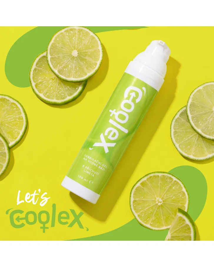Coolex Lubrikační gel na vodní bázi s příchutí limeta