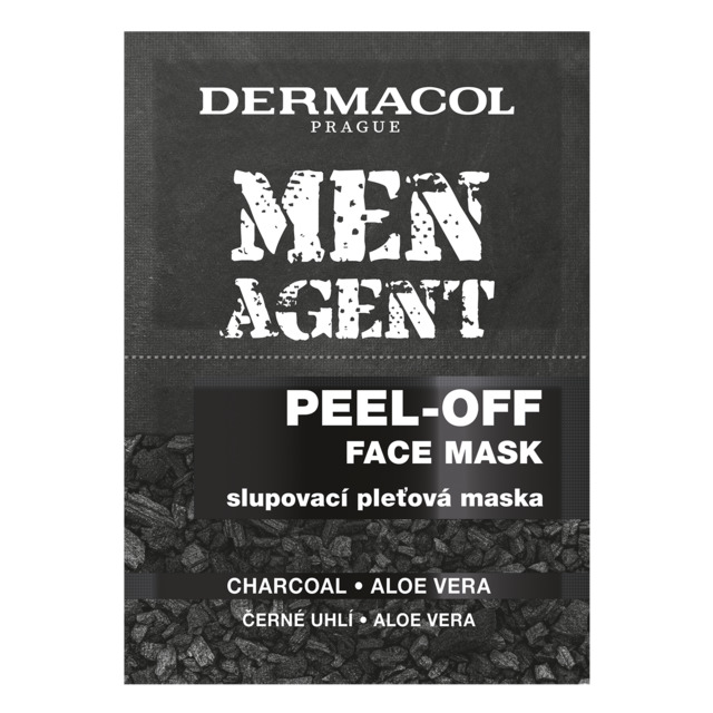 Dermacol Men Agent Peel-Off Face Mask pleťová maska pleťová maska 2 x 7,5 ml pre mužov na problematickú pleť s akné