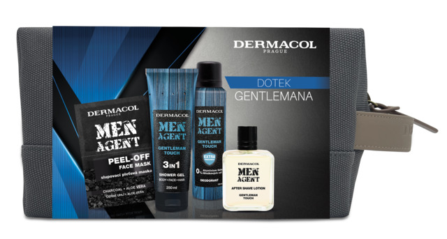Dermacol Dárkový balíček Gentleman touch sprchový gel, deo, voda po holeni, maska