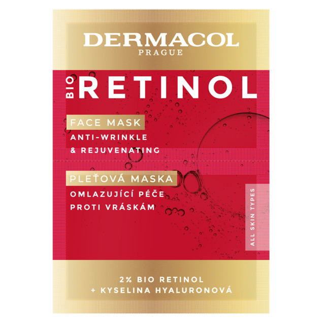 Levně Dermacol bio retinol pleťová maska