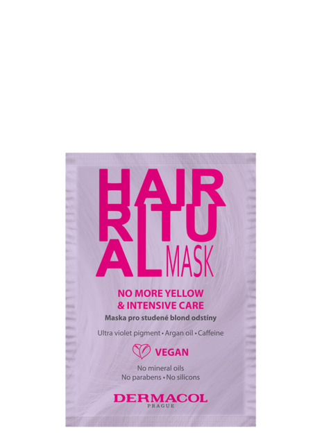 Dermacol - HAIR RITUAL Maska pre studené blond odtiene - 15 ml