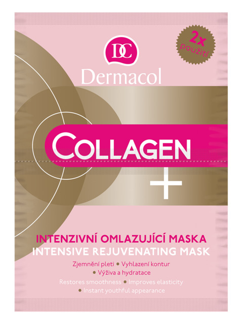 Dermacol - Collagen+ intenzivní omlazující maska  - 2 x 8g