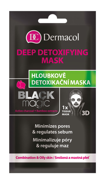  		Black Magic - Textilní detoxikační maska 	