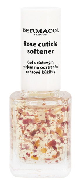 Dermacol - Gel s růžovým olejem na odstranění nehtové kůžičky - 12 ml