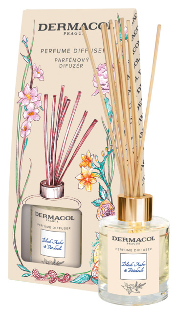 E-shop Dermacol - Parfumový difuzér s vôňou čierneho jantáru/ambry a exotických kvetov pačuli